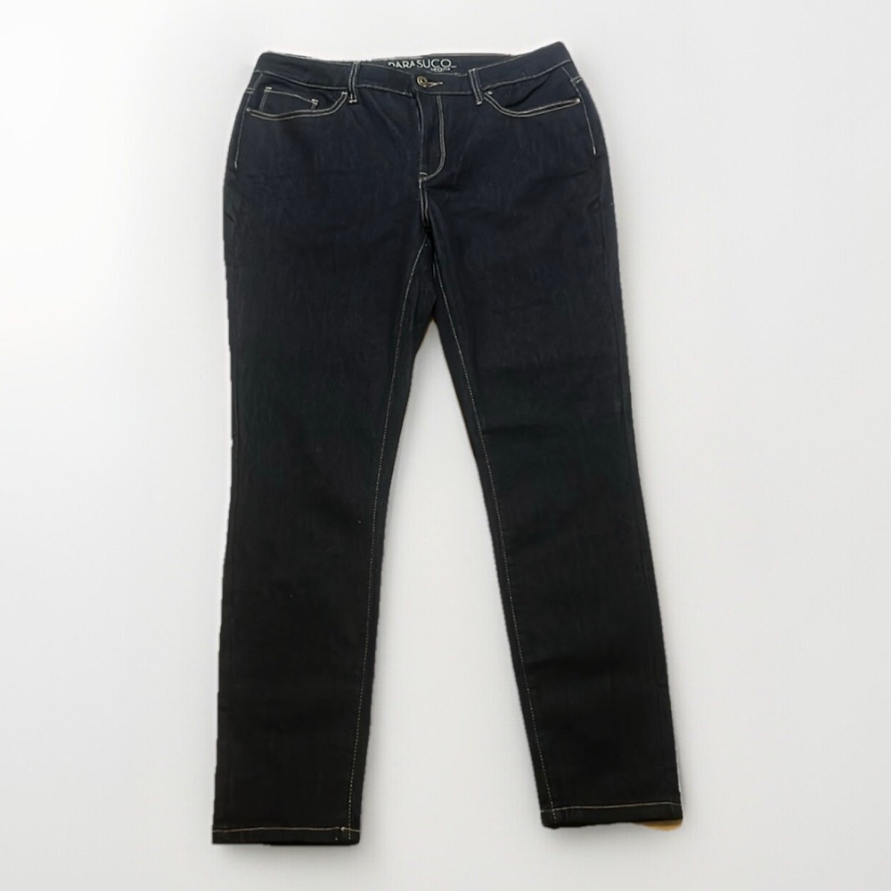 NWT Parasuco Mid Dark Wash Blue Jeans sz 12